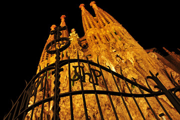 Obraz premium Sagrada Familia in Barcelona, Spain