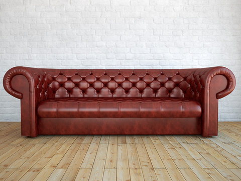 Rotes Sofa