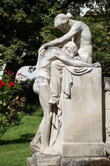 Schicksalsbrunnen Stuttgart - Trauer