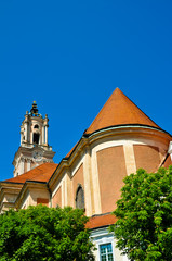 ornamented baroque church steeple