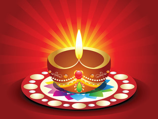 abstract diwali background
