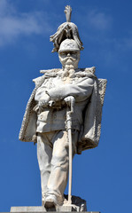 Fototapeta na wymiar Wiktor Emanuel II Monument Square Włoch Sassari 05