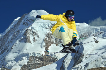 Frre rider and the high glaciers