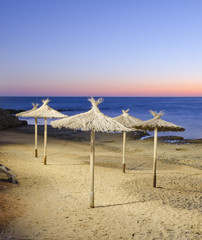 Umbrellas beach