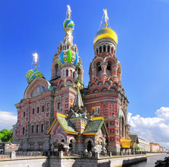 Fototapeta premium Church of the Saviour on Spilled Blood, St. Petersburg, Russia