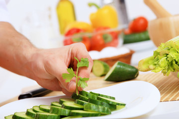 Fresh cut vegetables