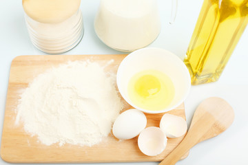 Different products to make bread