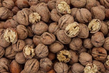 Group of walnuts