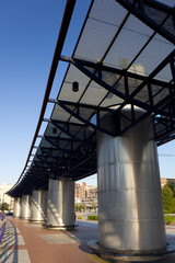 Fototapeta premium Ametzola park, Bilbao, Bizkaia, Basque Country, Spain