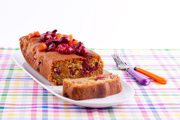 homemade fruit cake