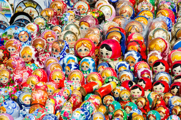 Matryoshka dolls for sale.