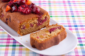 homemade fruit cake