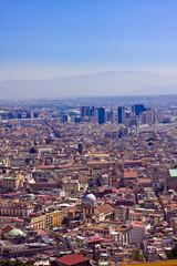 Obraz premium Aerial view of Naples, Italy