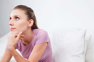 Young Woman Looking Away