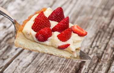 Piece of Cake on a cake lifter