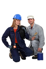 Electrician and painter