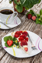 Vintage Table with Cake