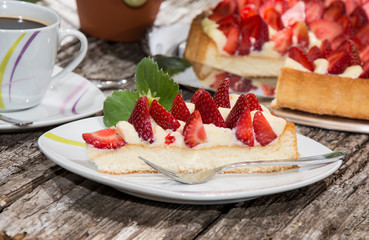 Portion of Cake