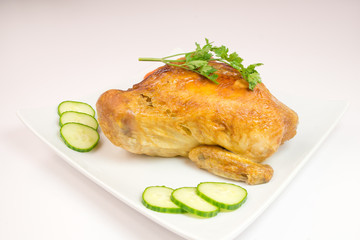 Grilled chicken and vegetable
