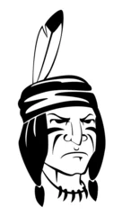 Gordijnen Indiase apache © premiumdesign