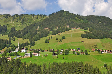 bei Mittelberg im Kleinwalsertal in Vorarlberg