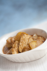 Massaman chicken curry as world delicious food