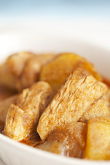 Massaman chicken curry as world delicious food