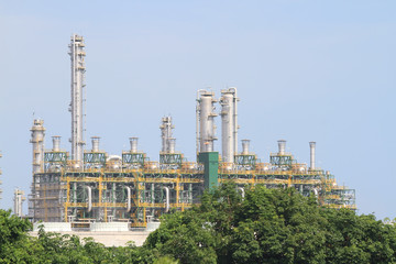 Obraz premium Oil refinery (Map Ta Phut Industrial Estate Rayong Thailand)