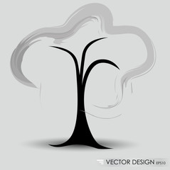 Abstract tree. Vector illustration.