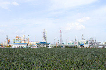 Oil refinery  (Map Ta Phut Industrial Estate Rayong Thailand)