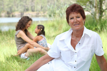 portrait of a grandmother