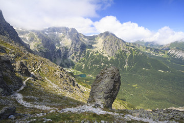 the valley of the Green Tarn, High Tatras in Slovakia