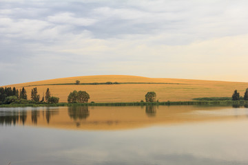 Lake in Vrbov, Slovakia © stepmar