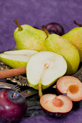 Herbstliches frisches Obst