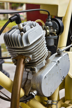 Motorcycle engine.