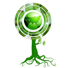 Eco earth design background , tree