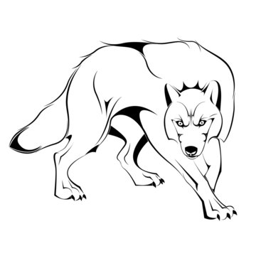 Vector wolf