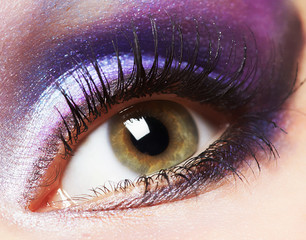 Naklejka premium Fashion woman eye makeup.