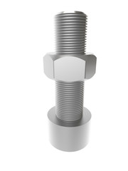 Screw and nut.