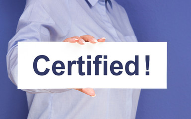 Certified !