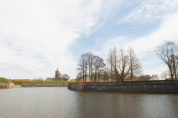 Fototapeta na wymiar Fortress Naarden in Holland