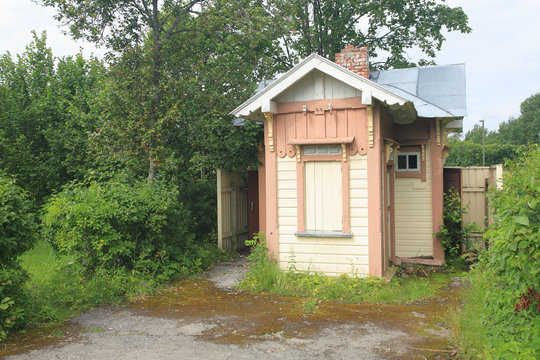Old railway station toilet
