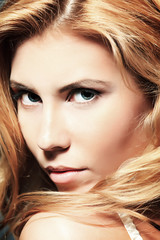 Obraz premium closeup face