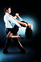 latin dancers