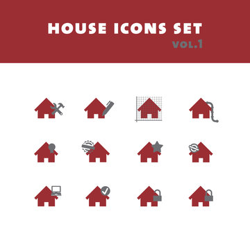 House icons set vol. 1