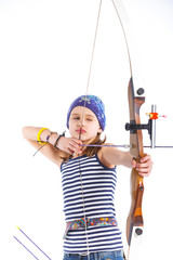 Teenage Girl Doing Archery