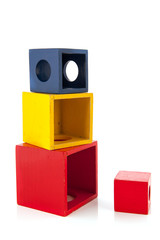Wooden toy blocks