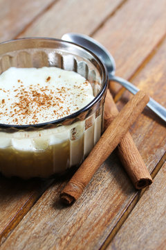 Rice Pudding With Cinnamon