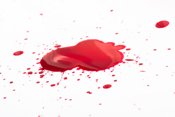 Blood splotch - obrazy, fototapety, plakaty
