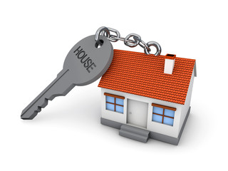 simple house key model